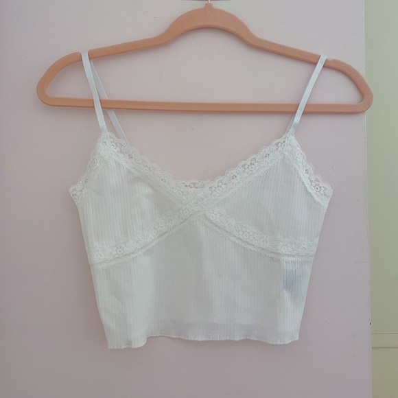Lace Trim Cami Top - Picture 6 of 8
